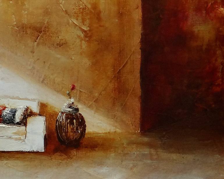 Original Figurative Interiors Painting by Virginie MEZAN DE MALARTIC