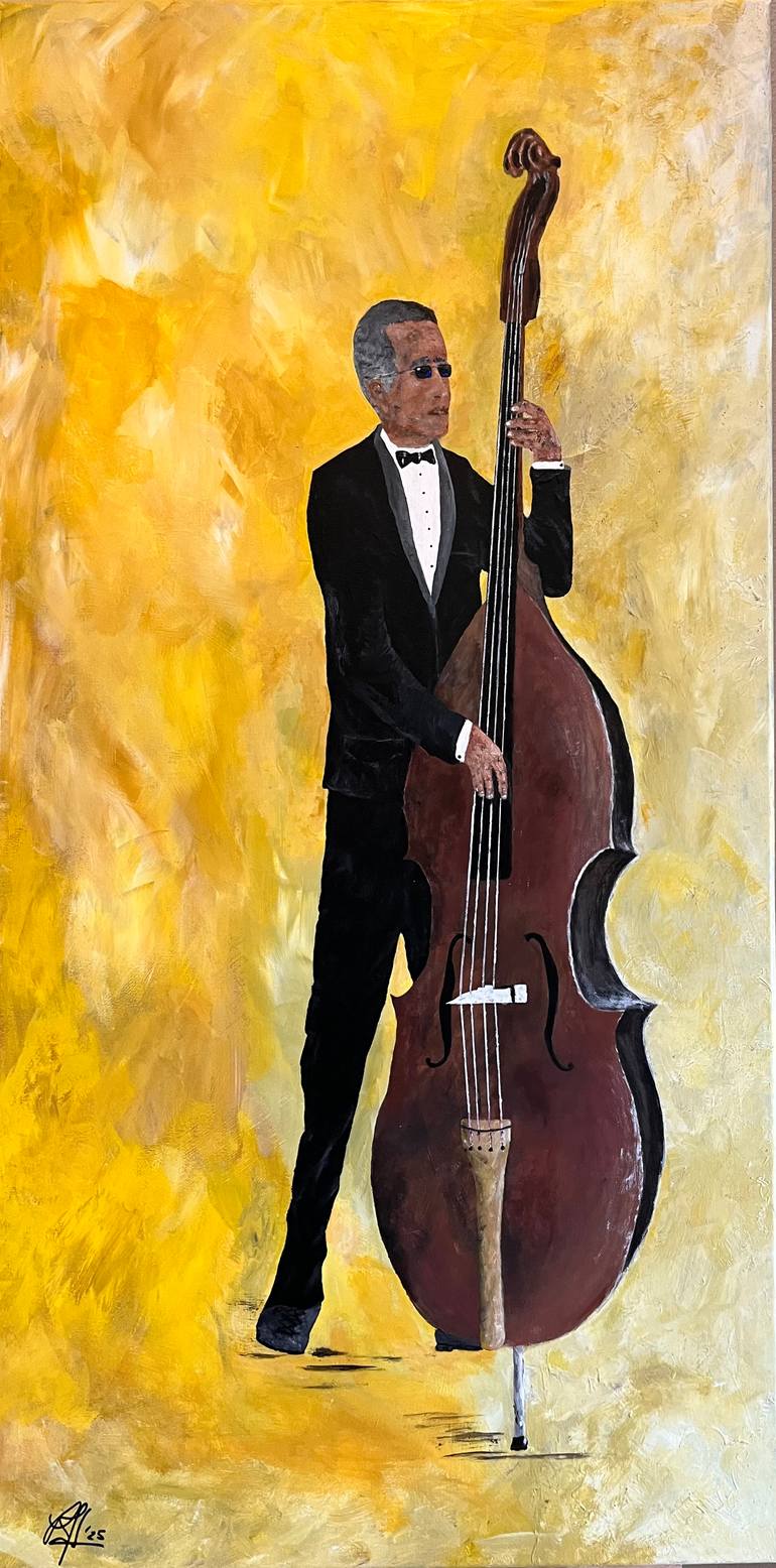 Original Abstract People Painting by Patrick Long