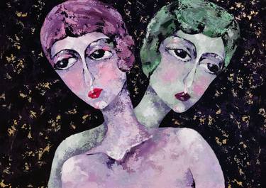 Gwen and Stephanie – series Soulmates, ukrainian art thumb