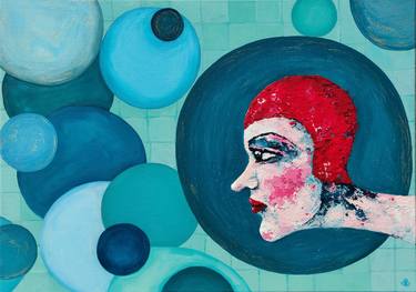 Original Abstract People Paintings by Vira Volkova