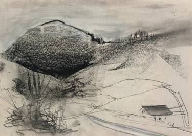 Original Expressionism Landscape Drawings by Agata Sobczak