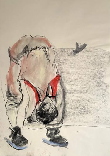 Original Fine Art Women Drawings by Agata Sobczak