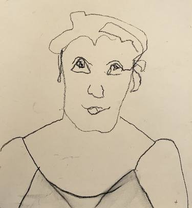 Original Fine Art Portrait Drawings by Agata Sobczak