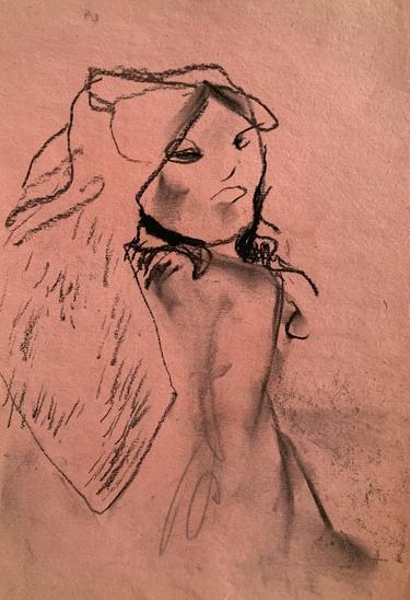 Original Fine Art Portrait Drawings by Agata Sobczak