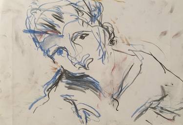 Original Portraiture Portrait Drawings by Agata Sobczak