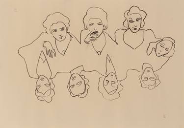 Print of Portrait Drawings by Agata Sobczak