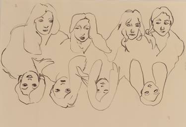 Print of People Drawings by Agata Sobczak