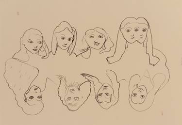 Original Conceptual Portrait Drawings by Agata Sobczak