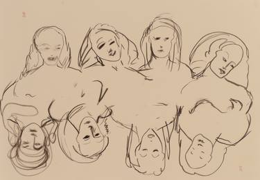 Print of Conceptual Women Drawings by Agata Sobczak