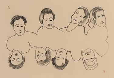 Print of Conceptual Women Drawings by Agata Sobczak