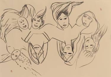 Print of Women Drawings by Agata Sobczak