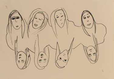 Print of People Drawings by Agata Sobczak