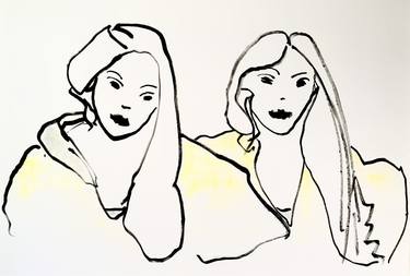 Original Minimalism Women Drawings by Agata Sobczak
