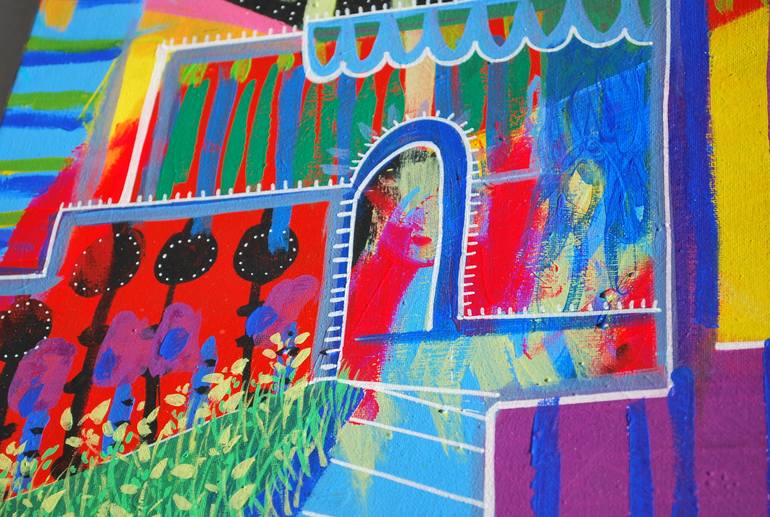 Original Abstract Expressionism Abstract Painting by Aasiri Wickremage