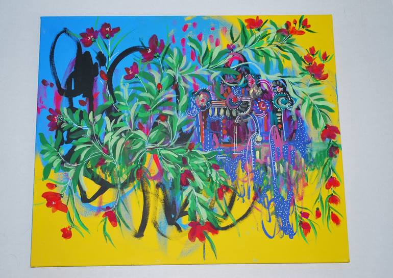 Original Floral Painting by Aasiri Wickremage