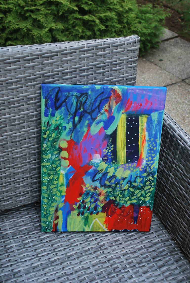 Original Abstract Landscape Painting by Aasiri Wickremage