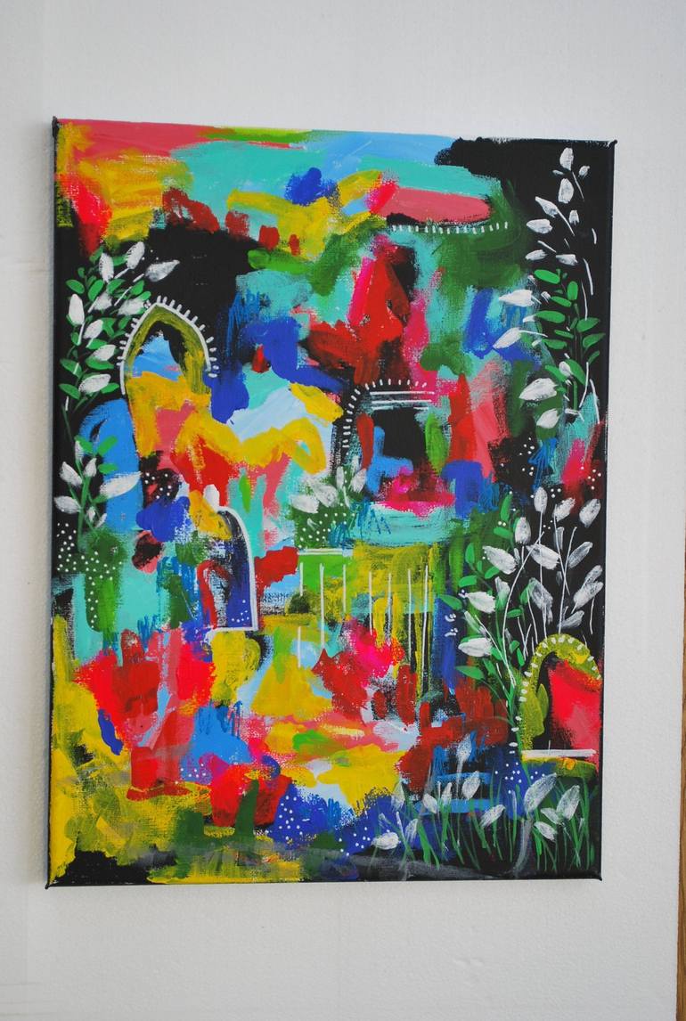 Original Abstract Painting by Aasiri Wickremage