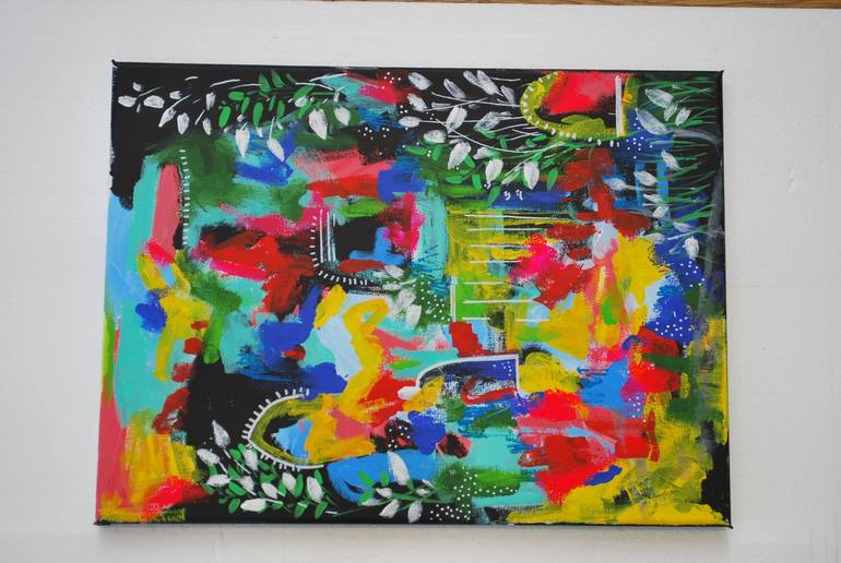 Original Abstract Painting by Aasiri Wickremage