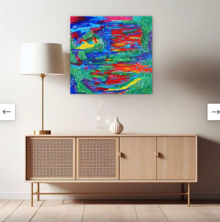 Original Abstract Painting by Aasiri Wickremage