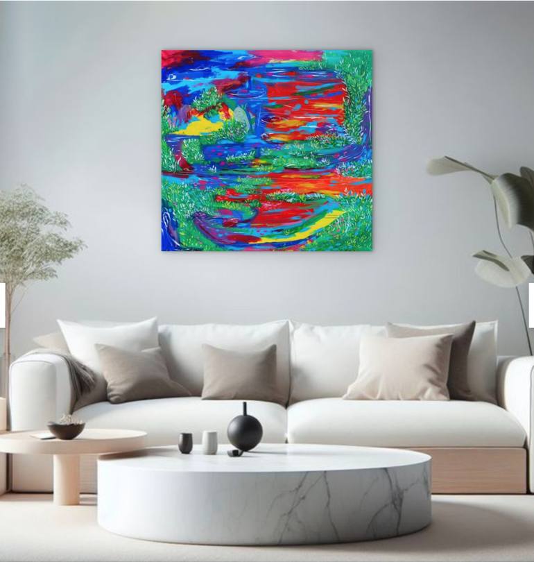 Original Abstract Painting by Aasiri Wickremage