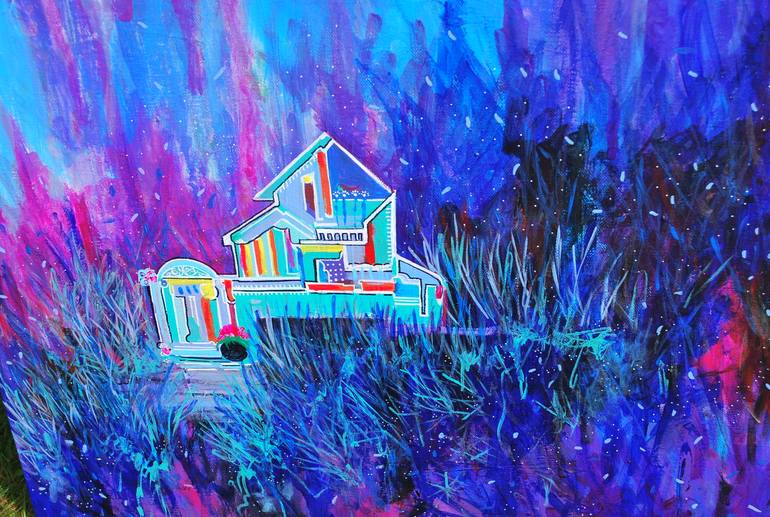 Original Contemporary Landscape Painting by Aasiri Wickremage