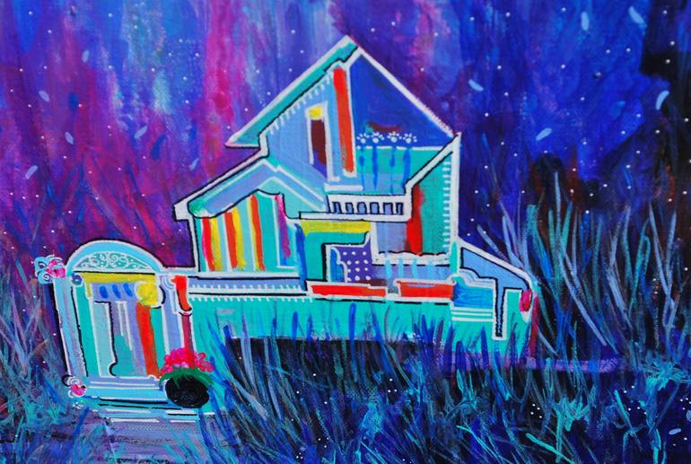 Original Contemporary Landscape Painting by Aasiri Wickremage