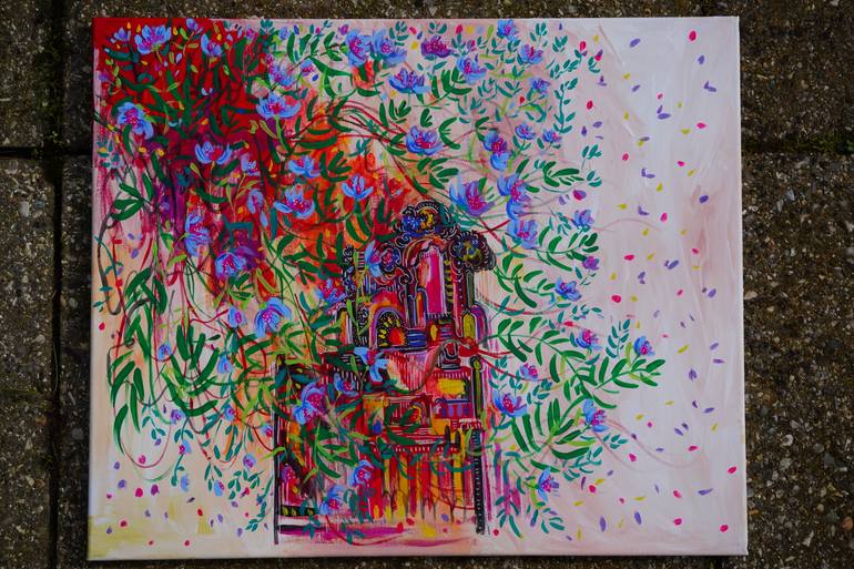 Original Abstract Expressionism Nature Painting by Aasiri Wickremage