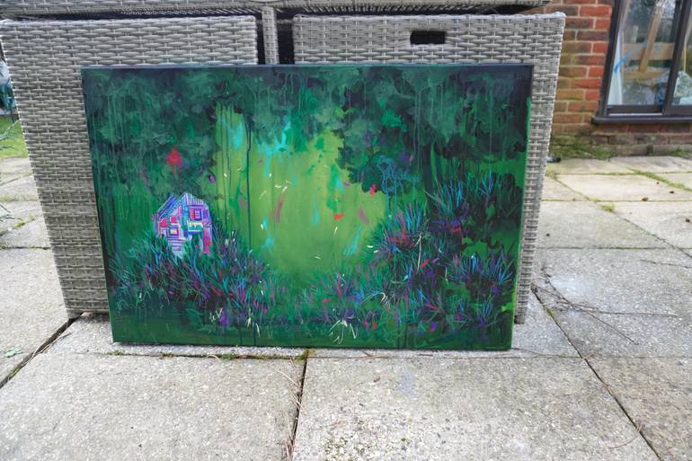 Original Contemporary Landscape Painting by Aasiri Wickremage