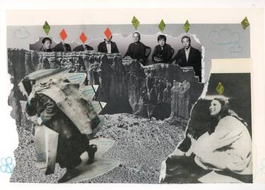 Original Symbolism People Collage by Georgii Merkurev