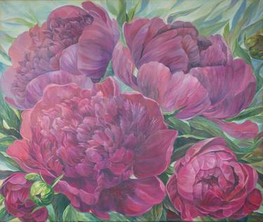 Print of Floral Paintings by Galyna Mykhaylyuk