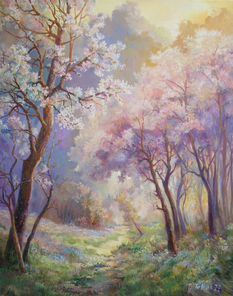 Original Landscape Painting by Galyna Mykhaylyuk