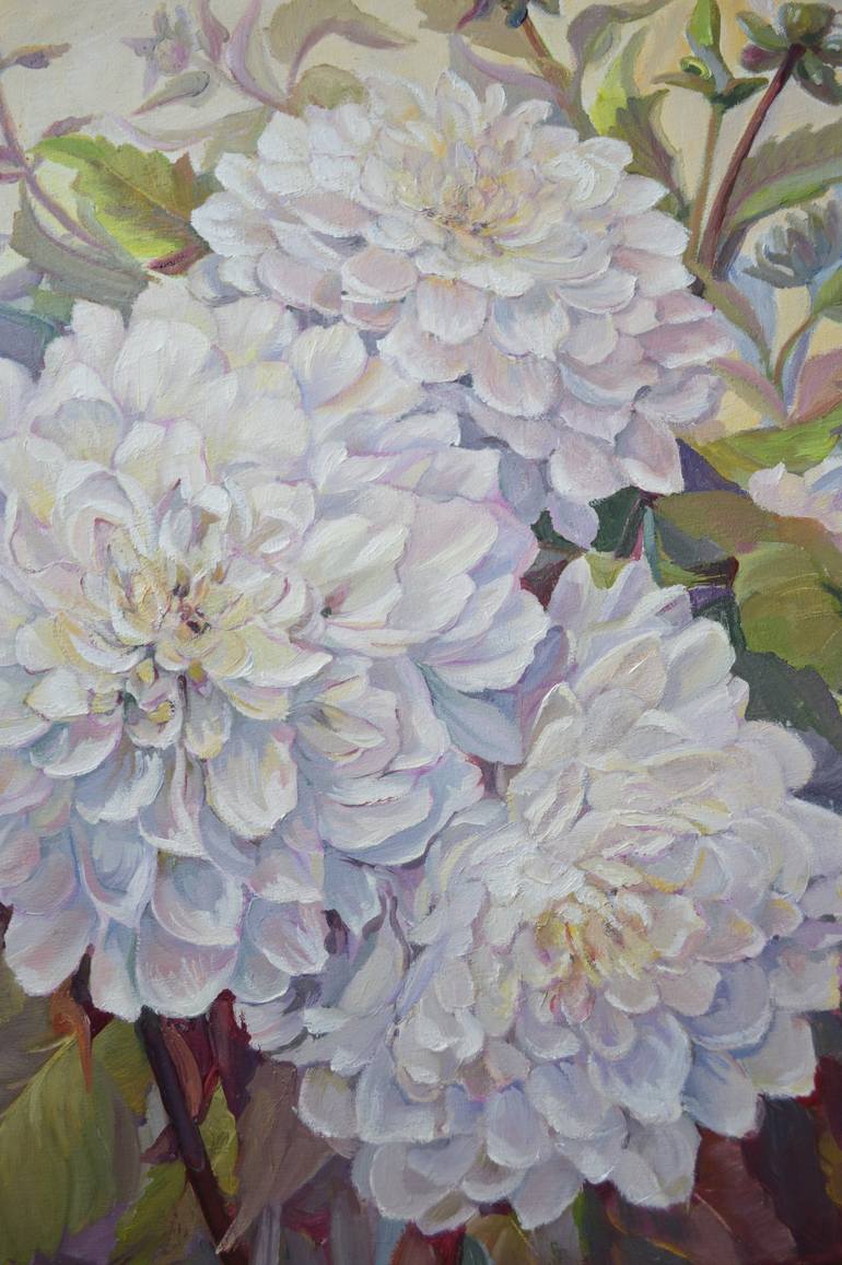 Original Floral Painting by Galyna Mykhaylyuk