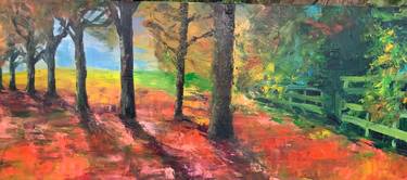 Original Expressionism Nature Paintings by Martine Hoving