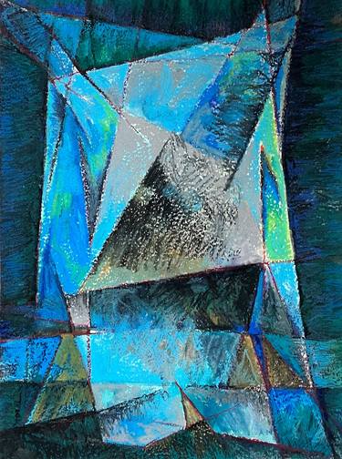 Original Cubism Abstract Paintings by Andrzej Niedoba