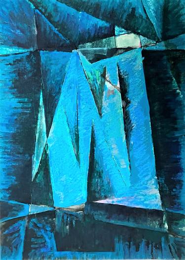 Original Fine Art Abstract Paintings by Andrzej Niedoba