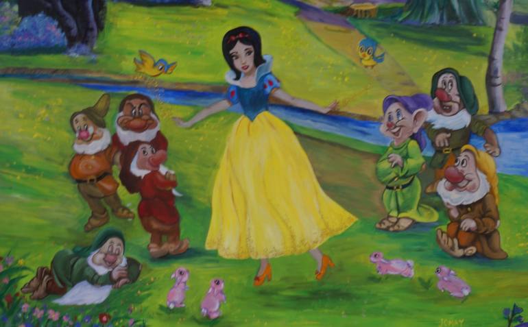 Nếu bạn muốn có một trải nghiệm thú vị với các nhân vật yêu thích của họ từ bộ phim hoạt hình của Walt Disney, hãy xem bức vẽ 7 chú lùn này. Nó sẽ là một khoản đầu tư tuyệt vời cho bất kỳ ai yêu thích tranh vẽ.