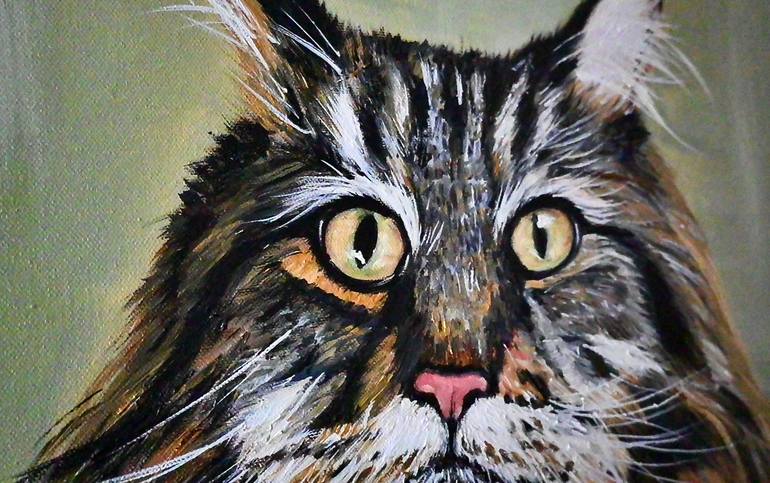 Original Contemporary Animal Painting by Jomay Tam