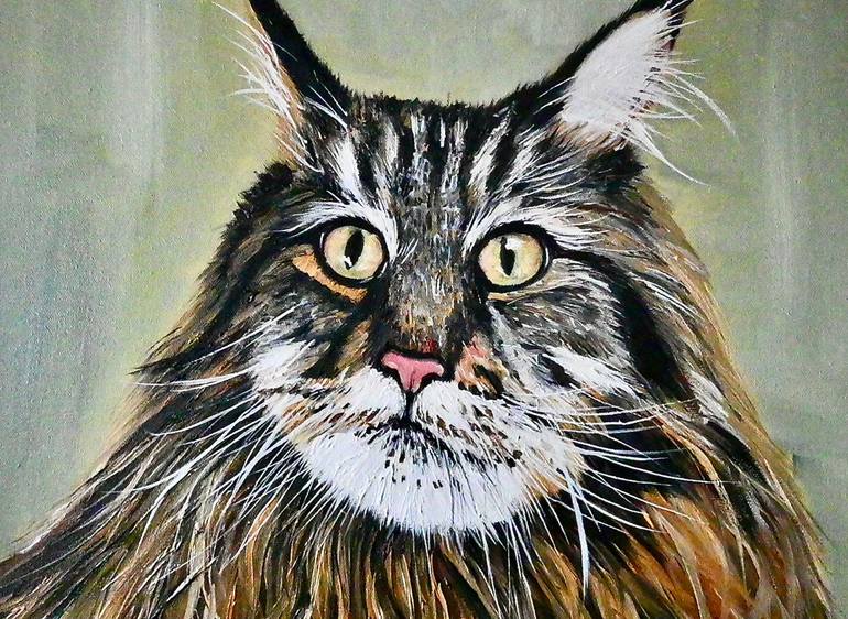 Original Contemporary Animal Painting by Jomay Tam