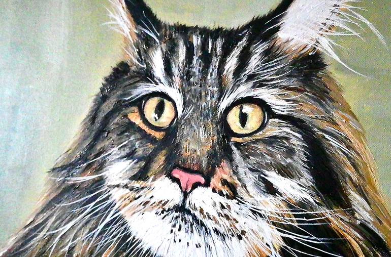 Original Contemporary Animal Painting by Jomay Tam