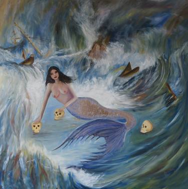 Original Contemporary Classical Mythology Paintings by Jomay Tam