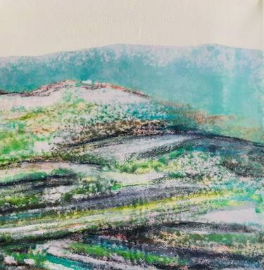 Original Impressionism Landscape Mixed Media by Isabelle Courtois Lacoste