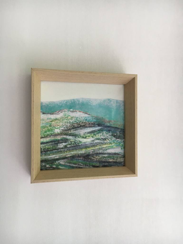 Original Landscape Mixed Media by Isabelle Courtois Lacoste