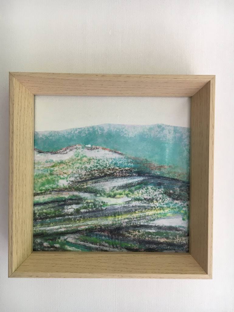 Original Landscape Mixed Media by Isabelle Courtois Lacoste