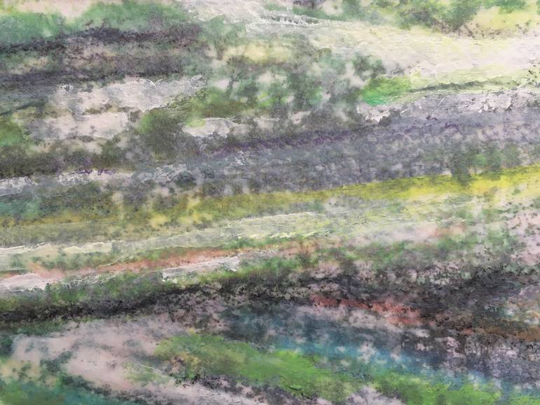 Original Landscape Mixed Media by Isabelle Courtois Lacoste