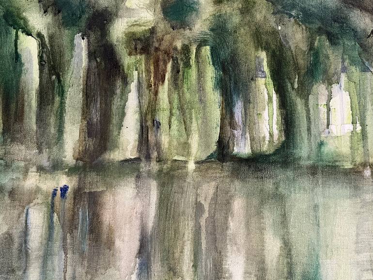 Original Abstract Landscape Painting by Isabelle Courtois Lacoste