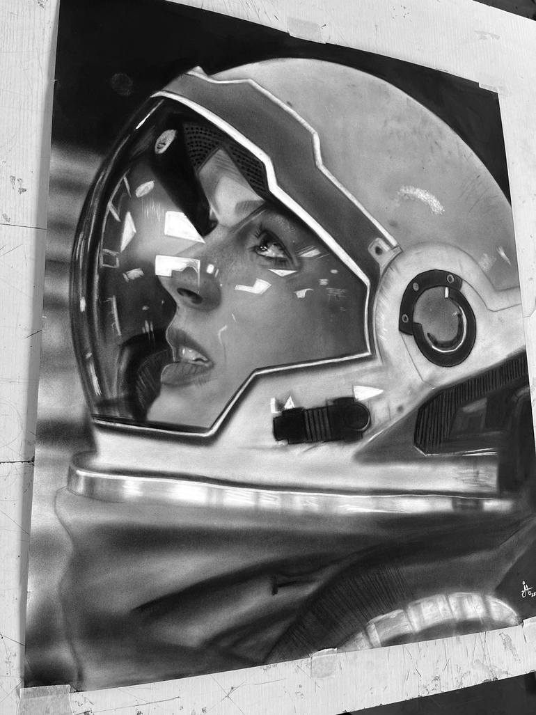 Original Photorealism Science/Technology Drawing by Idu Jeremiah