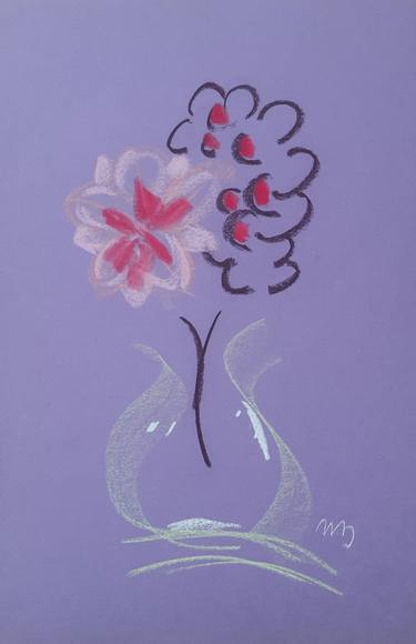Print of Abstract Floral Paintings by Maria Davis