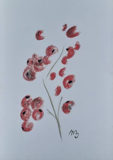 Original Abstract Botanic Paintings by Maria Davis