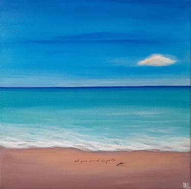 Original Art Deco Seascape Paintings by Alexandra Lebedenkova