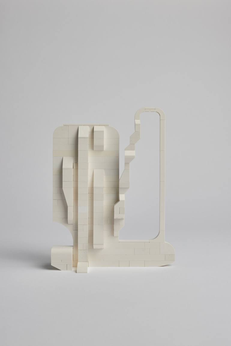 Original Abstract Architecture Sculpture by Jan van Schaik